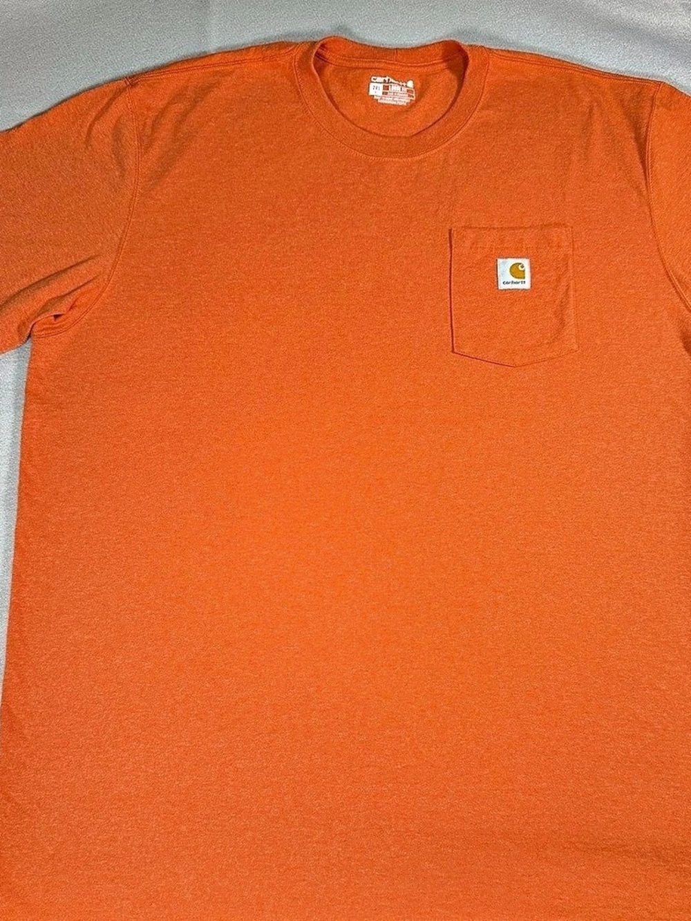 Carhartt K87 Workwear Pocket Short-Sleeve T-Shirt Orange 2XL Tall